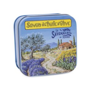 Boite Métal Provence & Savon 100g