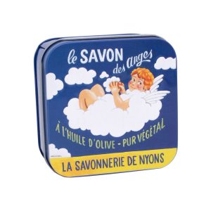 Boîte Métal Ange & Savon 100g