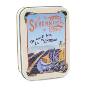 Boite Métal Champs de Lavande & Savon 200g