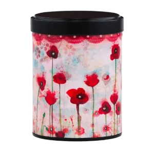 Boîte à thé empilable – Coquelicot