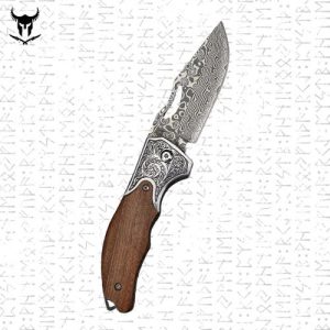 Couteau Viking Pliable de Chasse | Élégance et Performance pour l&rsquo;Aventure