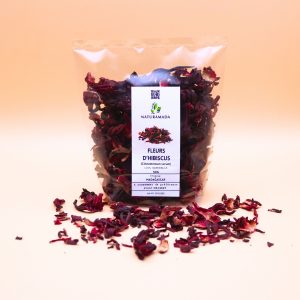 Fleurs d’hibiscus séchées – 50 g