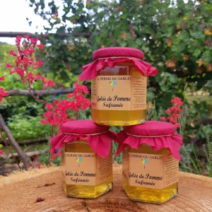 Gelée de pommes au safran