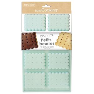 Moule en silicone Petit Beurre pour biscuits maison scraap cooking