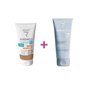 Roncey Coffret Sunshield Teinte 02 Et Mixaskin Pour Peaux Mixte -50%